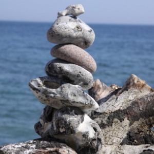 Meditation mit Steinen